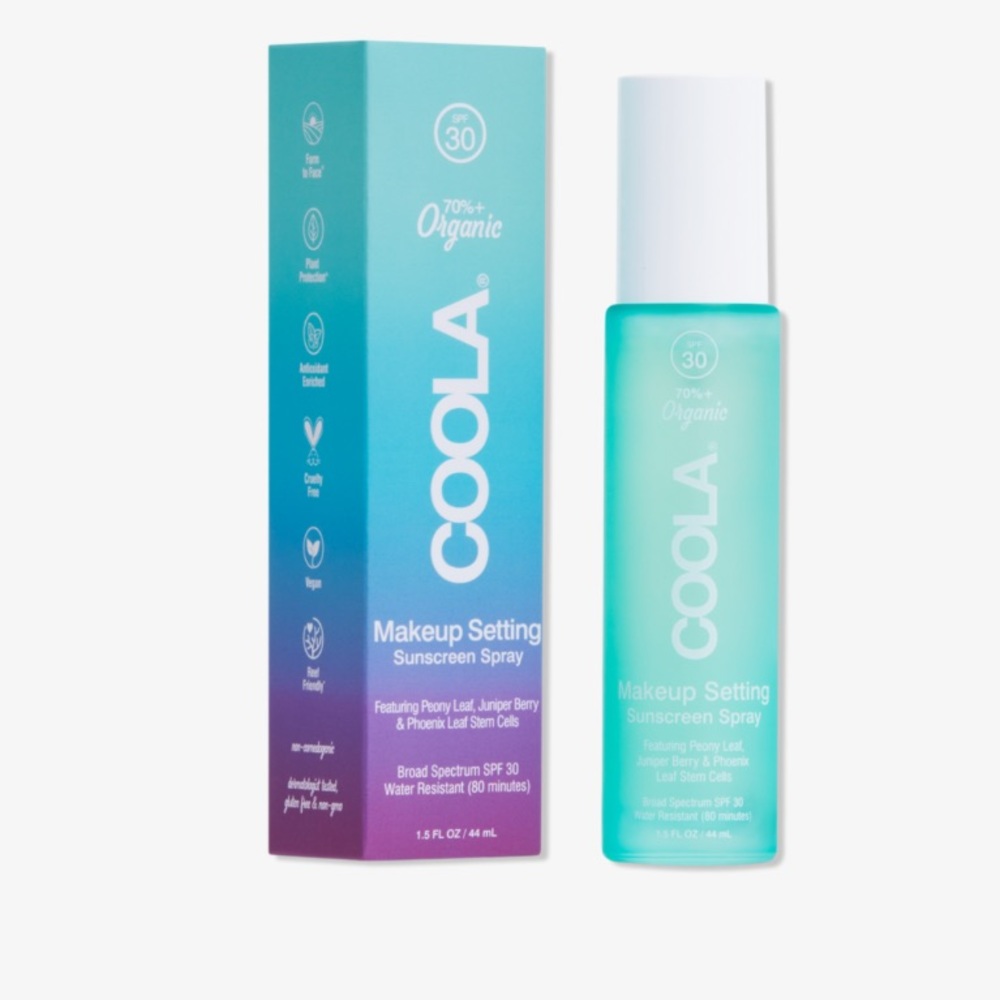 New! Coola Makeup Setting Spray SPF 30
